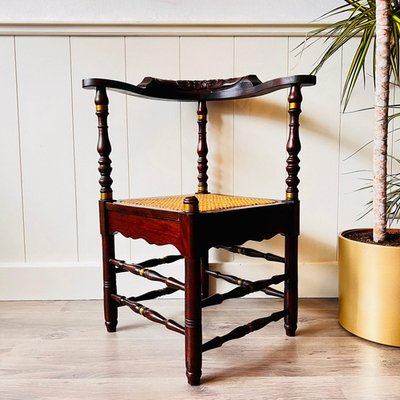 Wooden corner chair antique sale