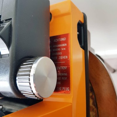 Vintage Orange Typewriter Adler Gabriele 2000, Western Germany for