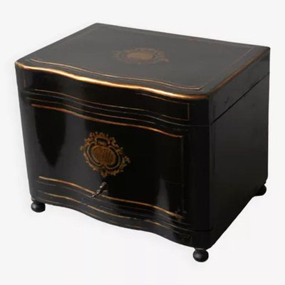 19th Century Napoleon III Inlaid Cigar Box for sale at Pamono