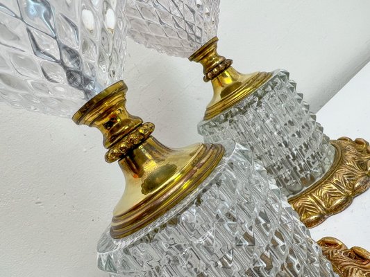 Ancienne Lampe De Bureau Art Déco En Verre Ou Cristal - Pièce à Identifier