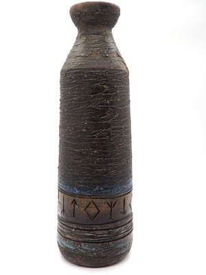 Large Vintage Nordic Swedish Ceramic Stoneware Vase by Marian
