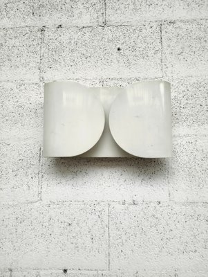 7 Suspensions Flos Foglio De Scarpa, Années 70, Oxydation Naturelle, Première édition