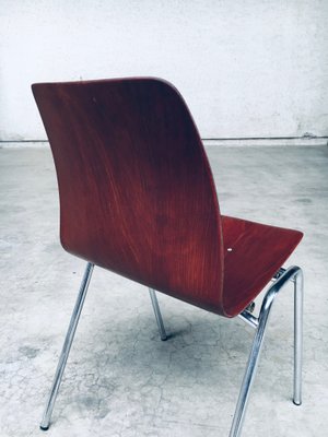 Mid-Century Design Stacking Chairs by Elmar Flötotto for Pagholz