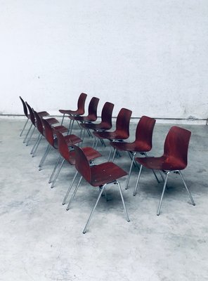 Mid-Century Design Stacking Chairs by Elmar Flötotto for
