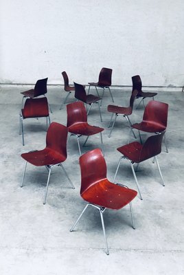 Mid-Century Design Stacking Chairs by Elmar Flötotto for