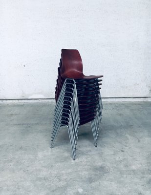 Mid-Century Design Stacking Chairs by Elmar Flötotto for