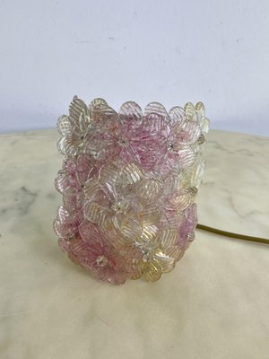 Mid-Century Murano Glass Wall Lamp attributed to Barovier