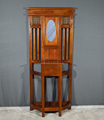 Art Deco Mahogany Coat Rack, 1930s for sale at Pamono - Main Image