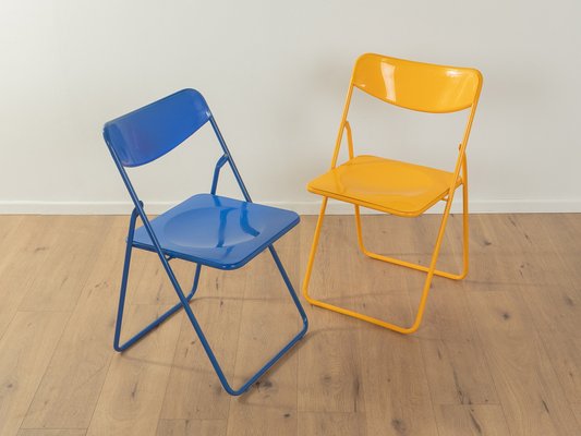 Ted Folding Chairs by Niels Gammelgaard for Ikea 1970s Set of 2 for sale at Pamono