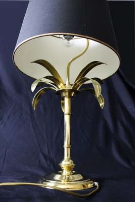 Tischlampe aus Bambus im Hollywood Regency Stil, 1960er bei Pamono kaufen