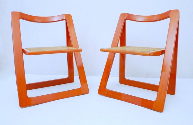 Set of Folding Chairs Model Trieste by Jacober - D'Aniello for