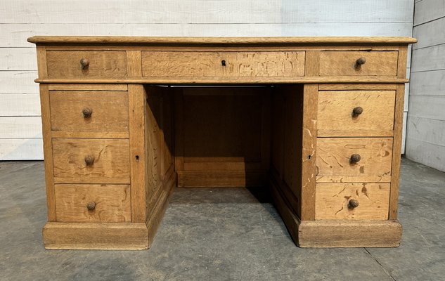 Gothic Revival Oak Pedestal now Bleached Gothic Revival Oak Pedestal now Bleached