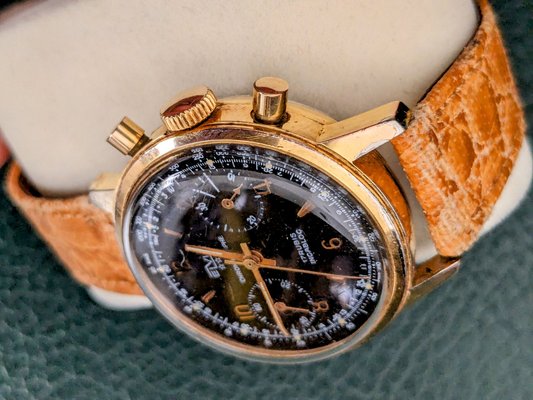 Mechanische Vintage Superbe Chronograph Herrenuhr, 1950er
