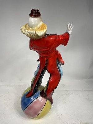 Bambola da clown vintage da collezione - arti in ceramica
