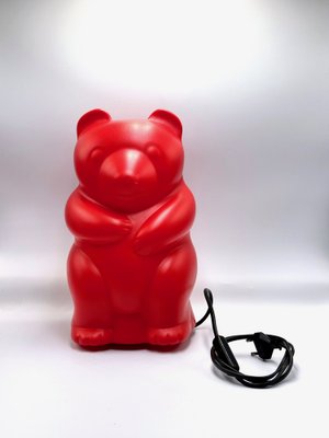 Vintage German Red Gummy Bear Table Lamp, 1990s for sale at Pamono