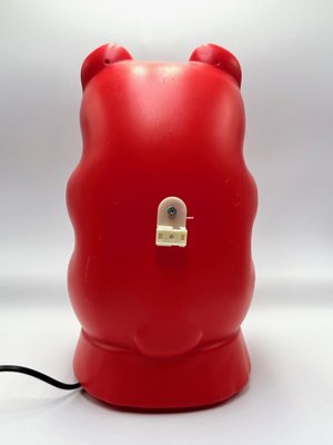 Vintage German Red Gummy Bear Table Lamp, 1990s for sale at Pamono
