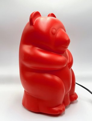 Vintage German Red Gummy Bear Table Lamp, 1990s for sale at Pamono