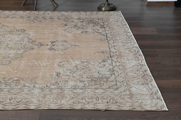 Vintage Turkish Orange Rug, 1960s for sale at Pamono