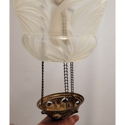 A Patinated Brass Lantern A Patinated Brass Lantern