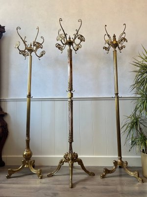Brass coat rack freestanding discount