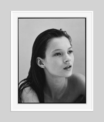 Jake Chessum, Kate Moss at 16 Side View, 1990s, Framed Archival