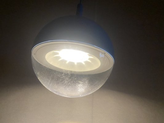 Vintage Space Age Blue Väster Pendant Lamp by Knut Hagberg for