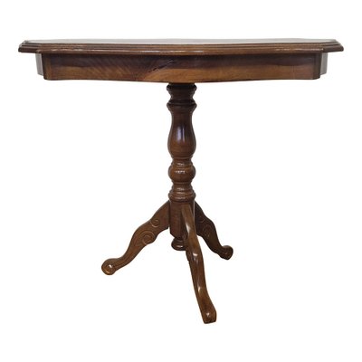 French Table with Inlaid Top, 1980s for sale at Pamono French Table with Inlaid Top, 1980s for sale at Pamono