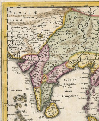 西洋古地図　1694年　N.de FER　「Mons」都市図　美品　稀少 il_fullxfull.2241861282_pehv.jpg