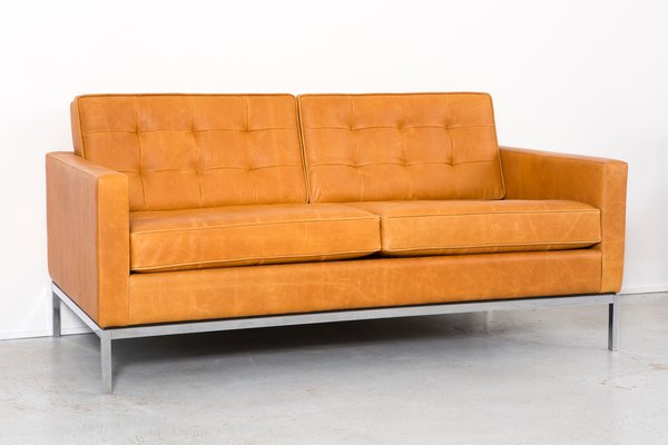 Leather Sofa By Florence Knoll Bassett For Knoll 1970s The Exceptional Leather Sofa By Florence Knoll Bassett For Knoll 1970s The Exceptional