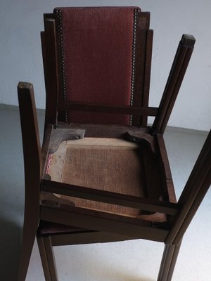Vintage School chair Netherlands oak