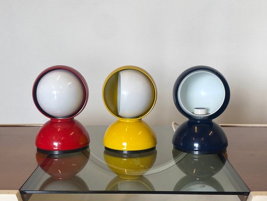 Eclisse Model Table Lamps by Vico Magistretti for Artemide Eclisse Model Table Lamps by Vico Magistretti for Artemide