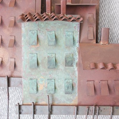 Mid-Century Brutalist Venice Harbour Village Wall Sculpture by