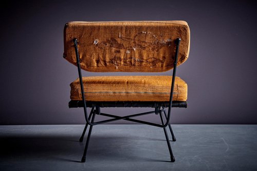 Elettra Lounge Chair with Ottoman attributed to Studio BBPR Elettra Lounge Chair with Ottoman attributed to Studio BBPR