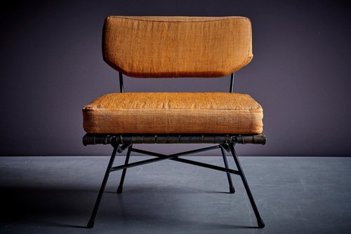 Elettra Lounge Chair with Ottoman attributed to Studio BBPR Elettra Lounge Chair with Ottoman attributed to Studio BBPR