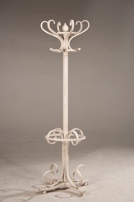 20th Century White Shabby Coat Rack from Thonet, 1920s for sale at