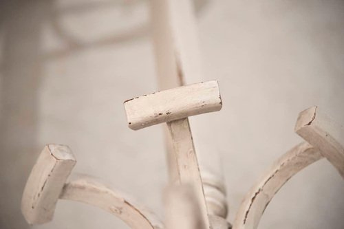 20th Century White Shabby Coat Rack from Thonet, 1920s for sale at