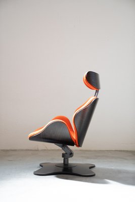 Vintage Luxus Lounge Chair Pouf by Toshiyuki for Stokke Norway 1990s Set of 2 for sale at Pamono
