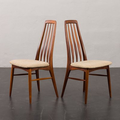 Danish Rosewood Eva Dining Chairs by Niels Koefoed for Koefoeds