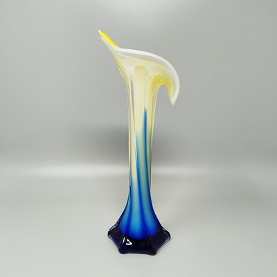 Jack in the Pulpit Calla Lily Vase in Murano Glass, 1960s for sale