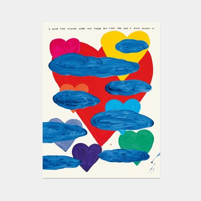 David Shrigley, I Wish the Clouds Were Not There, 2024 for sale at