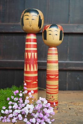 Vintage Traditional Tsuchiyu Kokeshi by Imaizumi Genji and