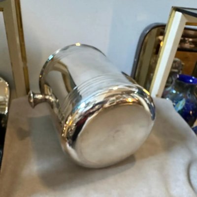 Modernist French Silver Plated Wine Cooler by Christofle, 1980s
