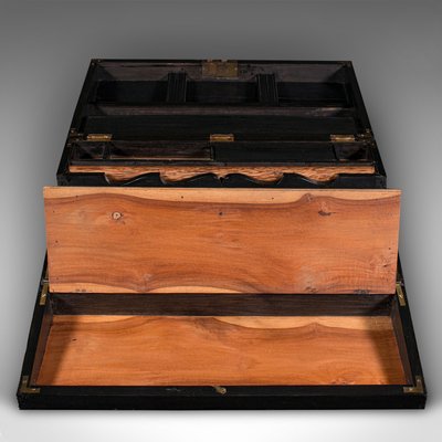 Victorian Ebony Correspondence Box, Ceylon for sale at Pamono