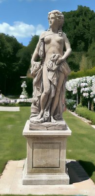 Italian Stone Garden Sculpture of Roman Mythological Subject