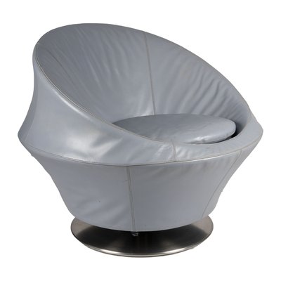 Grey Leather Leolux Ophelia Chair 2000s for sale at Pamono