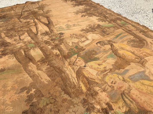 Lot De 2 Tapisseries Belges Vintage - Gobelins Mural Floral - 82x62cm - Très Bon état