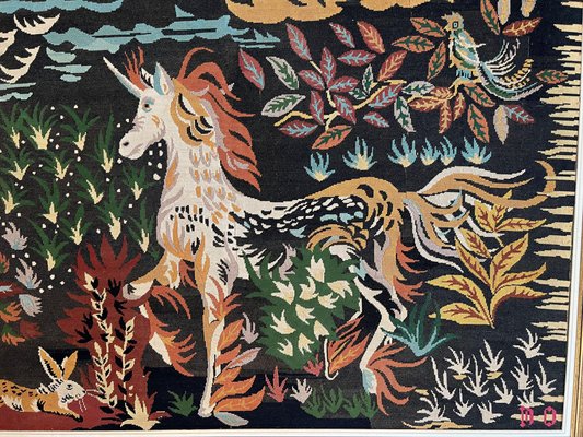 Large Vintage Tapestry by Mo, 1950s for sale at Pamono Large Vintage Tapestry by Mo, 1950s for sale at Pamono
