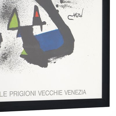 Poster by Joan Miro for the Opera Grafica Exhibition, Venice, 1981