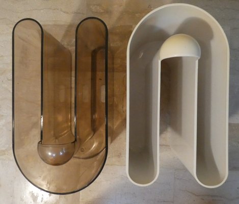 Portariviste di Rodolfo Bonetto per Bilumen, 1968, set di 2 in