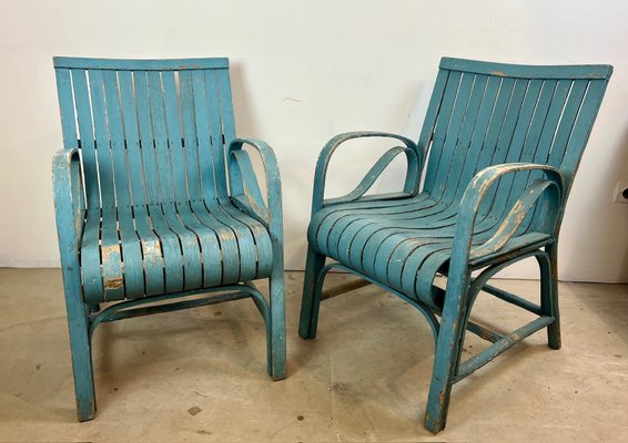 Vintage Garden Chairs Set of 2 for sale at Pamono
